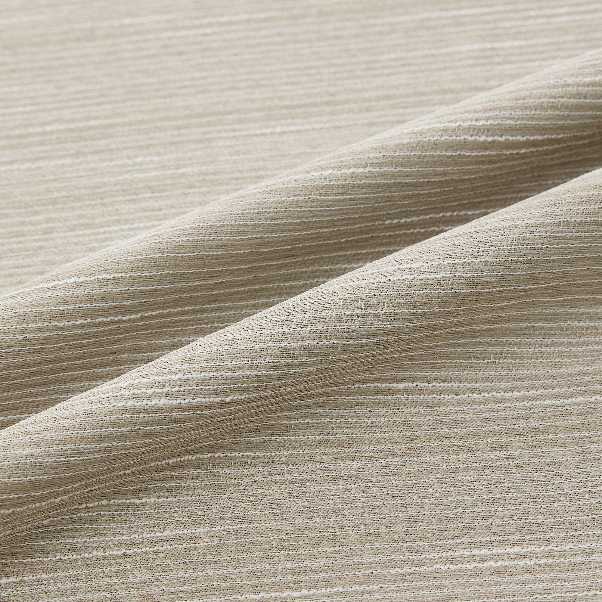Mainstays Blackout Textured Slub Grommet Single Indoor Curtain Panel, Beige, 38" W x 84" L