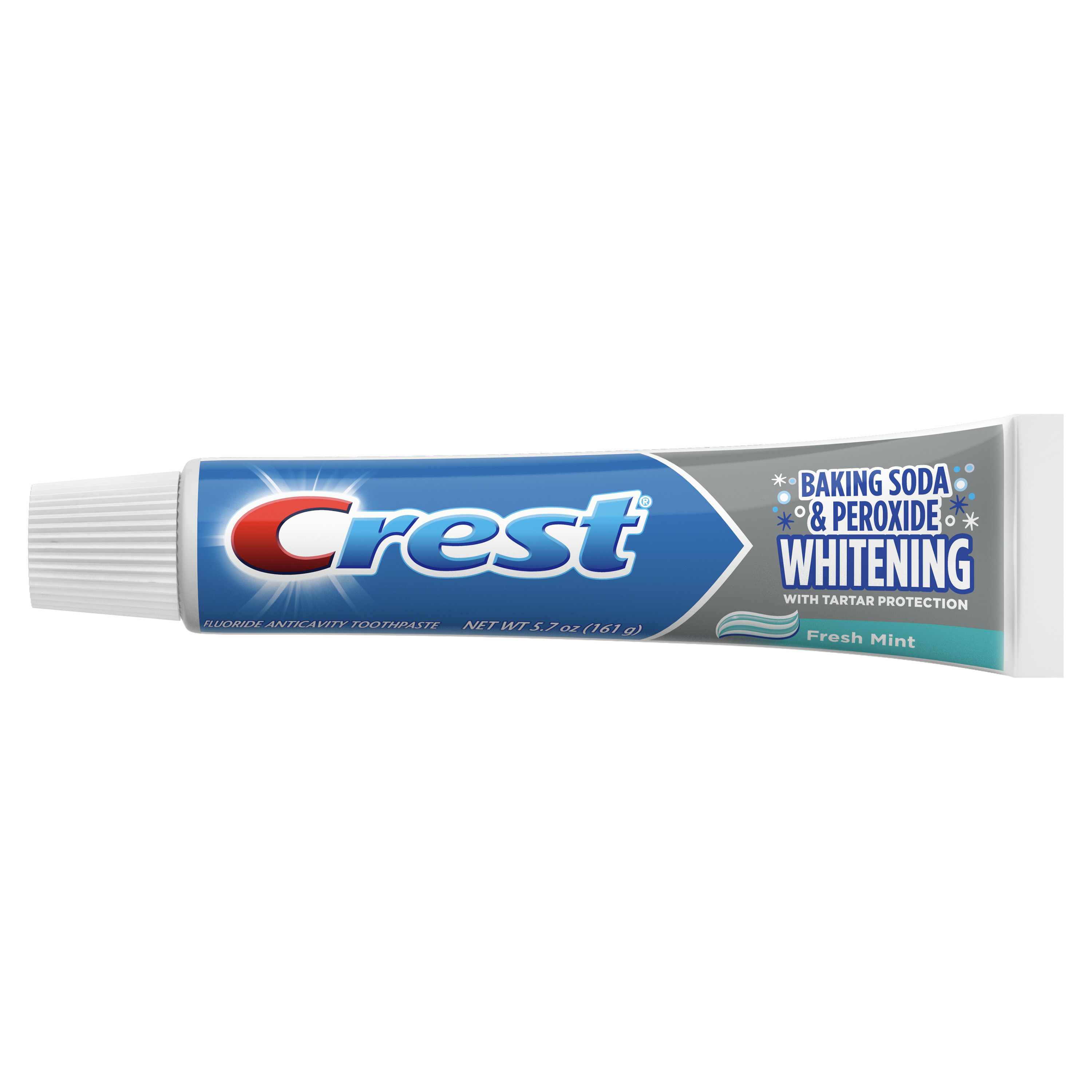 Crest Cavity & Tartar Protection Toothpaste, Whitening Baking Soda & Peroxide, Mint, 5.7 oz, 3 Pk - image 5 of 6