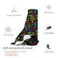 thumbnail image 3 of KLL Pixel Game Microfiber Beach Towel Fast Drying,Extra Large 27.5"x55" Sand Free Beach Towel Super Lightweight Towels, 3 of 8
