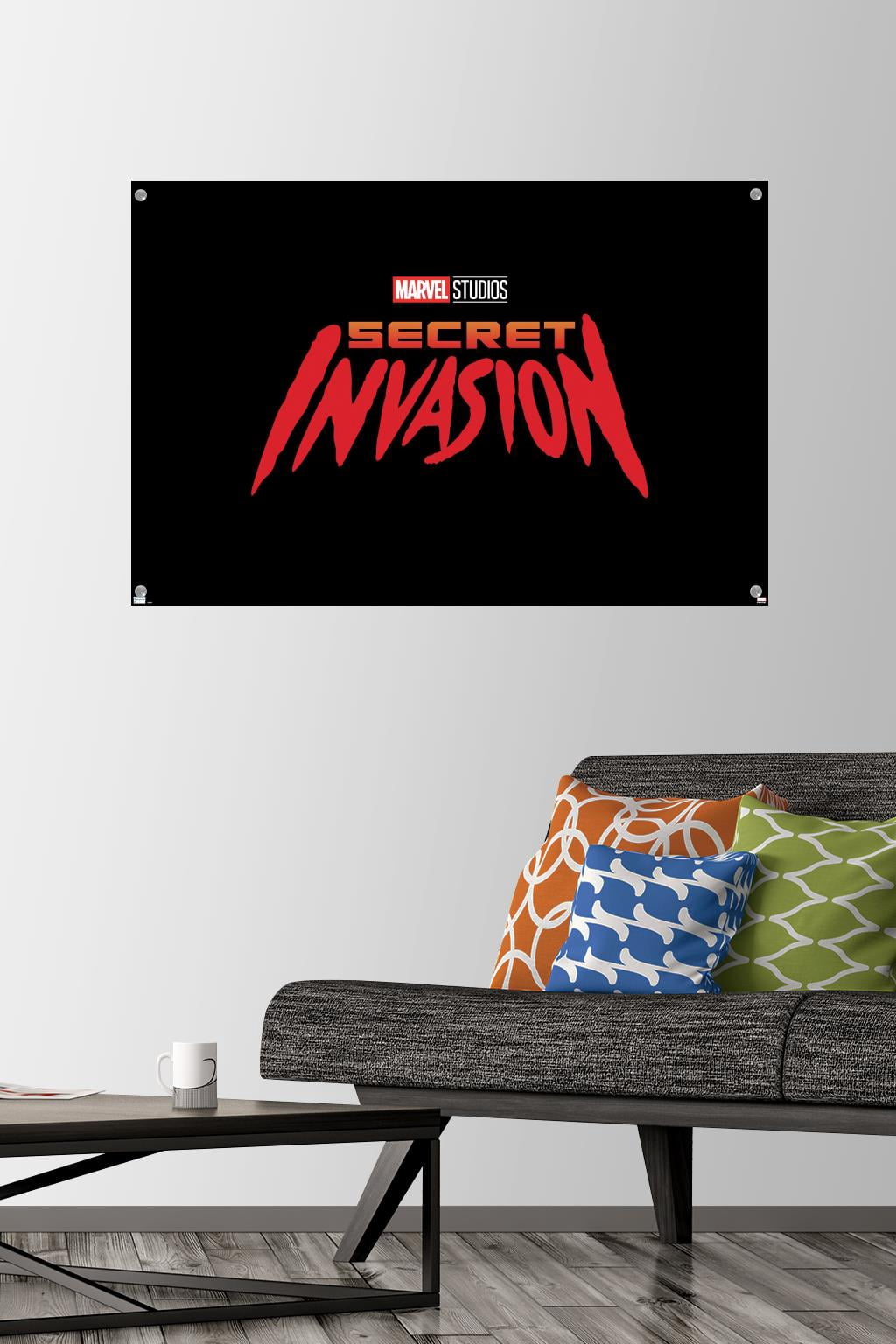 Marvel Secret Invasion - Logo Wall Poster with Pushpins, 22.375" x 34"