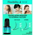 thumbnail image 4 of Extra Strong Evolution Advanced Eyelash Extension Glue - Stacy Lash (0.17 fl.oz/ 5ml)/ 1 Sec Drying Time/ 6 Weeks Retention/Very Low Fumes/Professional Use Only Black Adhesive, 4 of 11