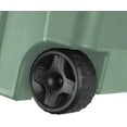thumbnail image 6 of Storage Bin 40 Gallon 160 Qt Wheeled Industrial Tote Plastic Rolling Stacker Storage Box, Tough Lidded Stackable Storage Container for Home, Garage, and Camping Green Sage Base and Lid 2-pack, 6 of 8