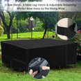 thumbnail image 2 of Fundas para muebles de jardín - Funda impermeable para muebles 420D Funda de patio resistente para exteriores para mesa, sofá, sillón, sillón reclinable, sillas 213x132x74cm oso de fresa Electrónica, 2 of 5