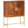 thumbnail image 1 of vidaXL Highboard 80x30x100 cm Solid Acacia Wood, 1 of 5