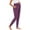 Purple, variant on Sakmal High Waisted Women Leggings Buttery Soft Cotton Maternity Yoga Pants Plus Size Long Solid Leggings