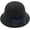 Black, variant on CoCopeaunts Elegant Adults Solid Bowler Hat Blue Bow Hatbands Bucket Hat for Women Girls Autumn Winter Party Wedding Fedora Hats