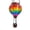 Colorful, variant on Solar Hot Air Balloon Lantern, Outdoor Garden Patio Hanging Light Waterproof Decorative Landscape Pathway Yard Atmosphere Lamp, Solar Powered, Orange-Red Steady Light (8 Panels) Orange-Red