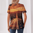 thumbnail image 3 of Iaqnaocc 4th Of July Womens Shirts Summer Button Henley V Neck Retro Shirts Independence Day American Flag Stars Striped Freedom Short Sleeve T Shirts for Women Multicolor XXXL, 3 of 3