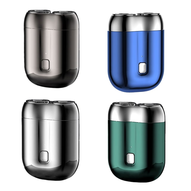 Becaristey Compact Mini Shaver Fast And Seamless Shaving Without Pinching Magnetic Adsorption ABS Easy To Carry Blue