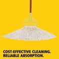 thumbnail image 4 of Rubbermaid Commercial Products Value Pro Large 24 OZ Cotton Wet Mop, 1" Headband, White, 4 of 4
