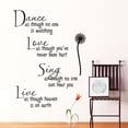 thumbnail image 3 of Advancent Adhesivo de pared de margaritas, papel tapiz con letras en inglés, calcomanía de arte multifuncional, pegatinas de decoración para el hogar, Decoración del hogar Advancent HA078184-00, 3 of 6