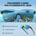 thumbnail image 3 of KastKing Tarkio Polarized Fishing Sunglasses, UV400 Wrap Design, 3 of 7