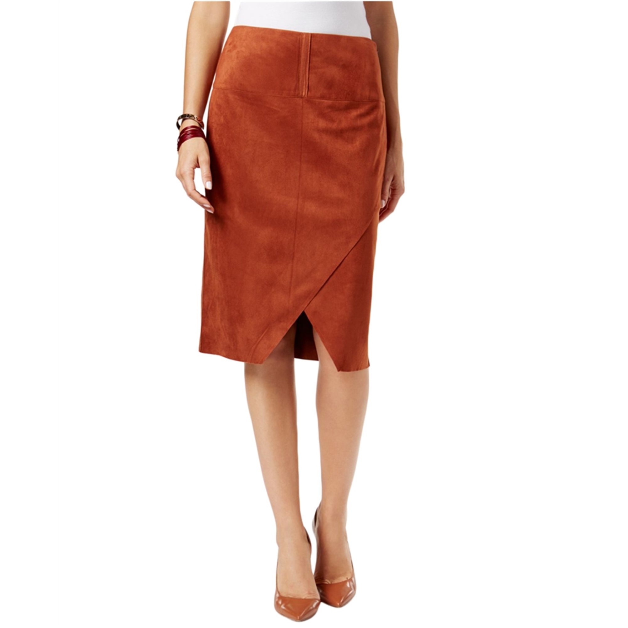asymmetrical pencil skirt