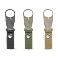 thumbnail image 3 of Yuarrent Hebilla para mochila, colgante rápido portátil, hebillas para botella de agua, correa de cincha, soporte para anillo al aire libre, accesorios Escalada Negro Yuarrent OD032043-01, 3 of 6