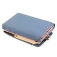thumbnail image 2 of Walbest Womens Korean Style Faux Leather Trifold Short Wallet Cash Card Holder Coin Purse, 2 of 7