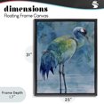 thumbnail image 4 of Stupell Industries Rustic Lodge Turquoise Feathered Coastal Bird Black Floating Frame Canvas Art, 25 x 31, by Franklyn Gregory, 4 of 8
