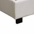 thumbnail image 7 of Park Avenue Queen Tufted Bed with Vintage Wing in Desert Sand Linen by Diamond Sofa, 7 of 7