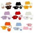 thumbnail image 3 of 17cm Doll Clothes Set, 3 Pieces Sweater Doll Costumes and Accessories, Outfits Include Hat & Sweaters& Bag, NO Doll, 3 of 3