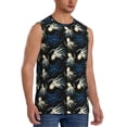 thumbnail image 2 of Fotbe Octopus 1 Men's Camiseta sin Mangas Estampada para Hombres, Playera Casual para Gimnasio, Entrenamiento, Playa-Small, 2 of 7