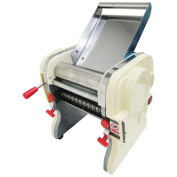 Electric Pasta Press Maker Stainless Steel Noodle Machine with 0.11/0.35in(3/9mm) Dual-purpose Knife 110V