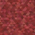 thumbnail image 1 of Ahgly Company Machine Washable Indoor Square Transitional Lava Red Area Rugs, 4' Square, 1 of 7