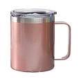 thumbnail image 2 of 12.5oz Stainless Steel Insulated Coffee Mug with Handle, Double Wall Vacuum Travel Mug, Tumbler Cup with Sliding Lid For Travel, Camping, 2 of 8