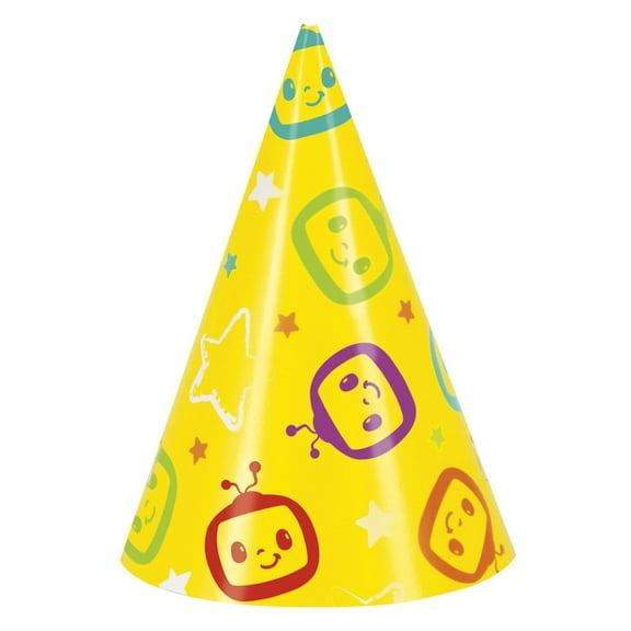 Cocomelon Party Hats - 8ct