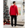 thumbnail image 3 of Sudadera con capucha Disney Stitch Family Christmas Red Men M, 3 of 6