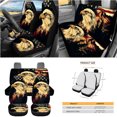 thumbnail image 3 of Yuyamidu Eagle Car Seat Covers Set of 15 American Flag Steering Wheel Cover Seat Belt Covers Pads Trash Bin Auto Air Vent Storage Holder Rear View Mirror Cover Car Coasters Keychain, 4th of July, 3 of 7