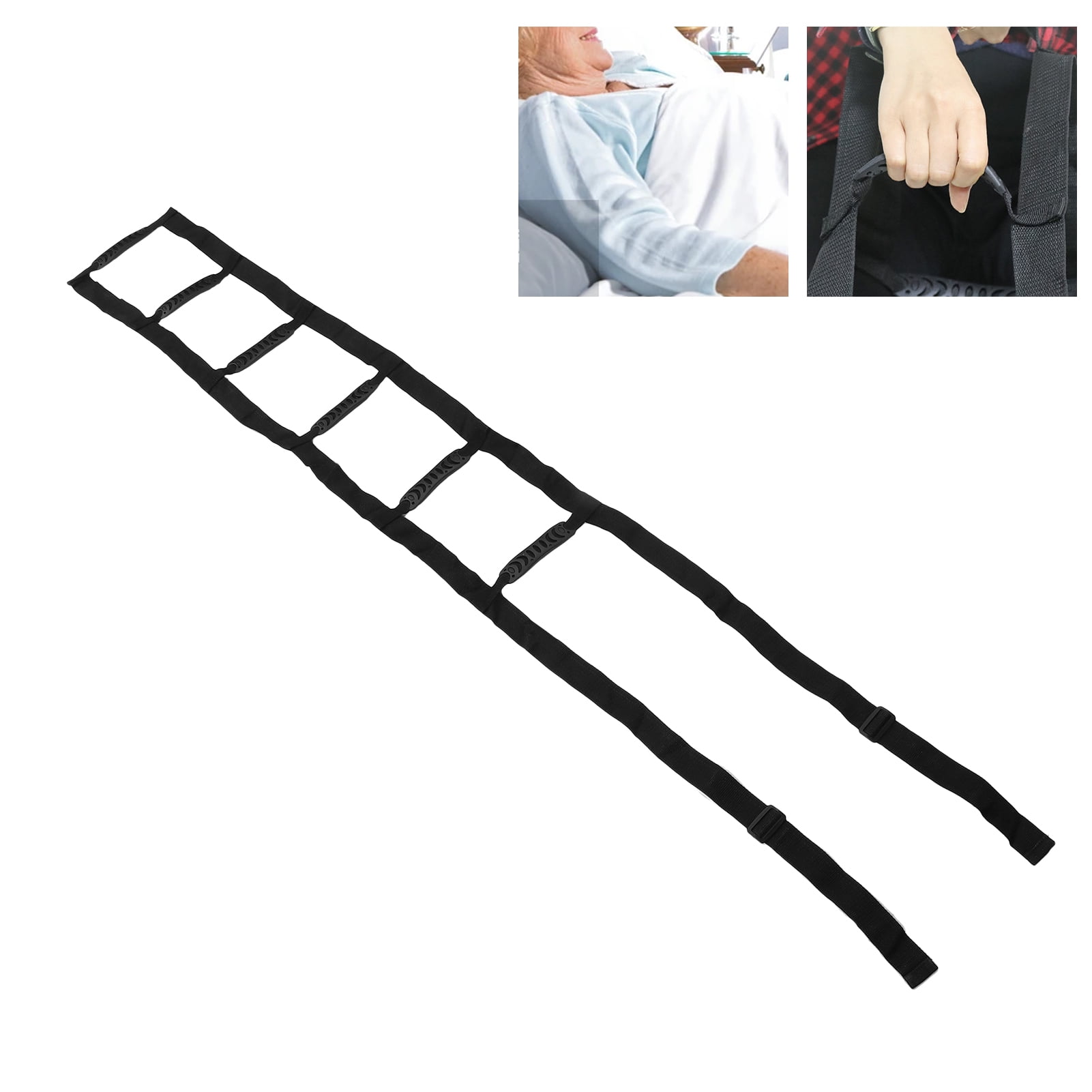 ACOUTO Bed Ladder Assist with Handle Strap Senior Elderly Bedridden Patients Pull Up Rope Ladder,Pull Up Assist,Sitting Rope Ladder