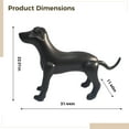 thumbnail image 2 of 2 Pack Inflatable Dog Mannequins for Clothing Display - Realistic PVC Black & White Standing Pet Model Props for Pet Boutique & Photography & Pet Party, 2 of 5