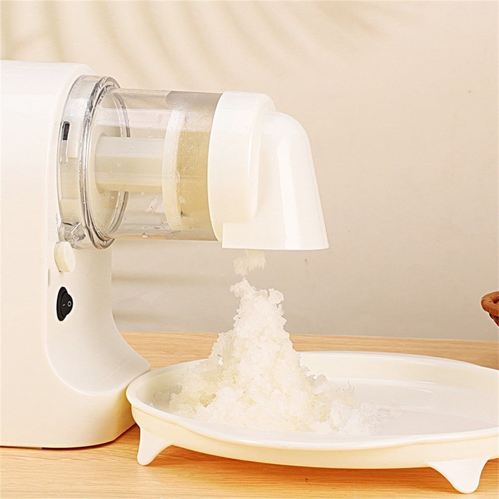 AFQH Rechargeable Electric Ice Shaver Crusher Shaved Ice Machine Snow Cone Machine