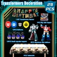 thumbnail image 7 of Transformers Party Decorations,29 Pcs Robot Birthday Decorations - Robot Party Balloons & Robot Birthday Banner Cake Toppers Tablecloth etc Robot Birthday Party Decorations, 7 of 7