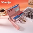 thumbnail image 7 of Wrangler Wallet Purse for Women Gradient Wristlet Wallet with Credit Card Holder, Pink, 7 of 7