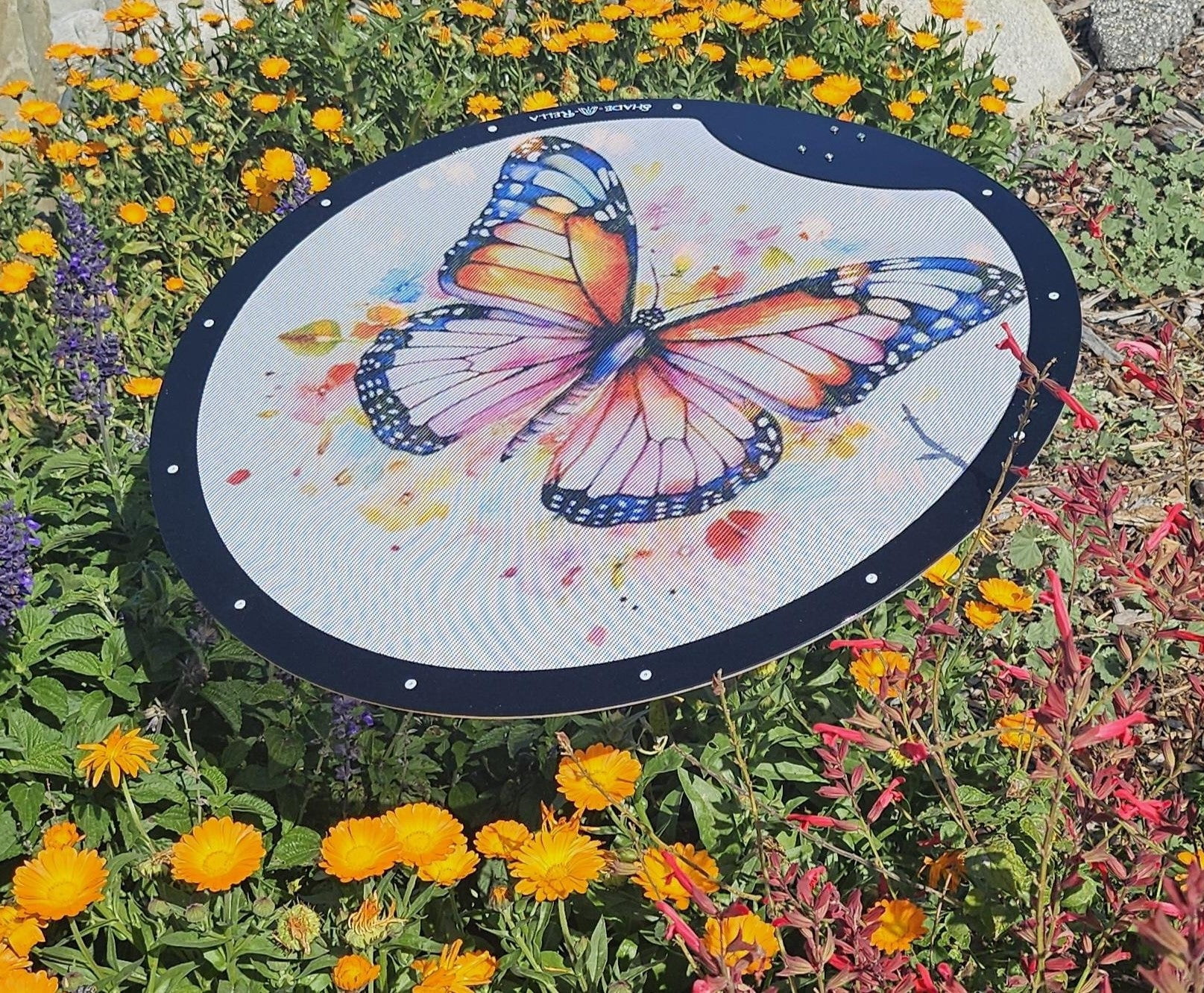 24" Butterfly Shade-A-Rella, plant shade, plant umbrella, 24"-40" tall, 70% shading cloth