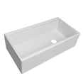 thumbnail image 2 of Whitehaus Whlw3619 Fireclay 36" Farmhouse Single Basin Fireclay Kitchen Sink - White, 2 of 6