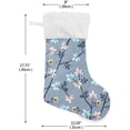 thumbnail image 2 of GZHJMY Wildflower Christmas Stocking, Personalized Large Candy Stocking Hanging Gift, Xmas Stockings Decoration for Family Holiday Party Ornaments Decor Fireplace, 2 of 7