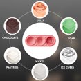 thumbnail image 4 of Bandeja para cubitos de hielo, bandejas para cubitos de hielo con cubiertas, fabricante de bolas de hielo de silicona para rosas, forma de cubitos de hielo grandes de fácil liberación para cócteles, 4 of 6