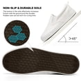thumbnail image 6 of Ecetana Women's Slip on Shoes Canvas Sneakers Loafers Non Slip Shoes Low Top Casual Shoes, 6 of 8