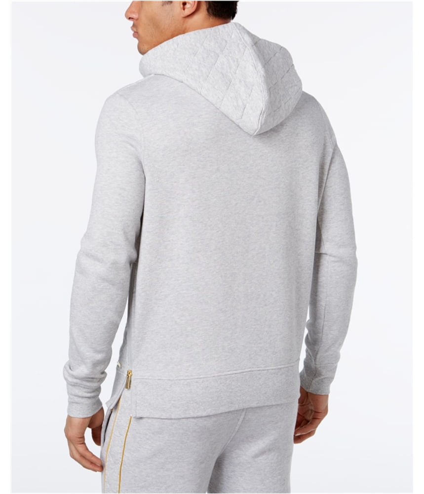 Sean John Mens Quilted Hoodie Sweatshirt
