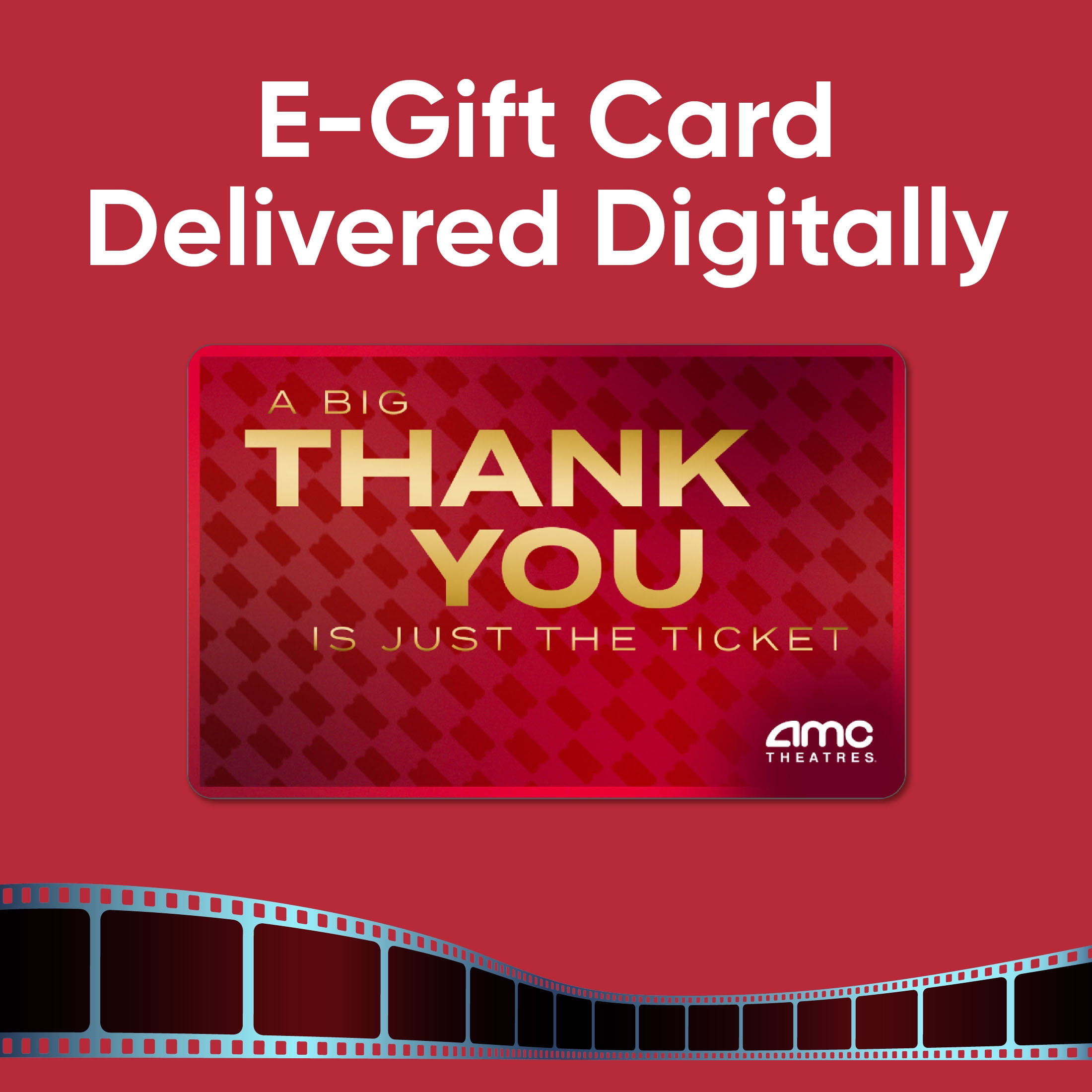 AMC Theatres $50 Thank You eGift Card [Email Delivery]