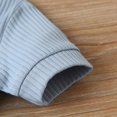thumbnail image 4 of Newborn Baby Short Sleeve Romper Knit Ribbed Solid Color Cotton Jumpsuits, 4 of 9