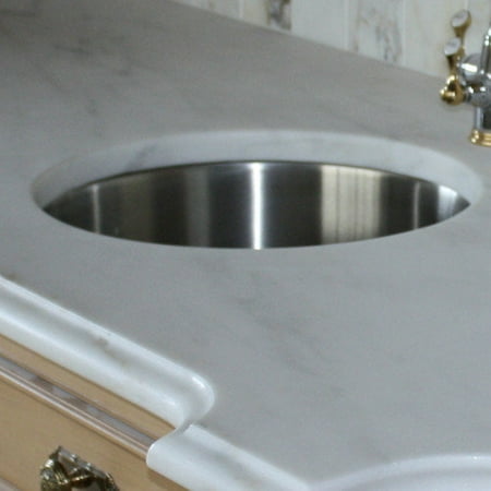 Nantucket Sinks 18.3'' x 18.3'' Round Undermount Bar Sink