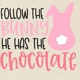 thumbnail image 2 of CafePress - Follow The Bunny He Has The Chocol - Unisex Canvas Tote Bag, Beige, 1-Piece, 2 of 6