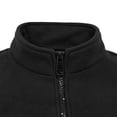thumbnail image 6 of Mens Tactical Jacket Zipper Fleece Thermal Thicken Warm Sports Coats Long Sleeve Retro Winter Outdoor Military Outwear Black XXXL, 6 of 6