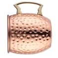 thumbnail image 3 of tazas elegantes de punta martillada de 530 ml, de acero inoxidable chapado en cobre, para cócteles, 3 of 12