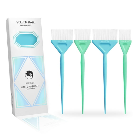 Vellen Hair Color Brush Set, Hair Dye Brush Kit , Hair Tint Brush - 4 Pack