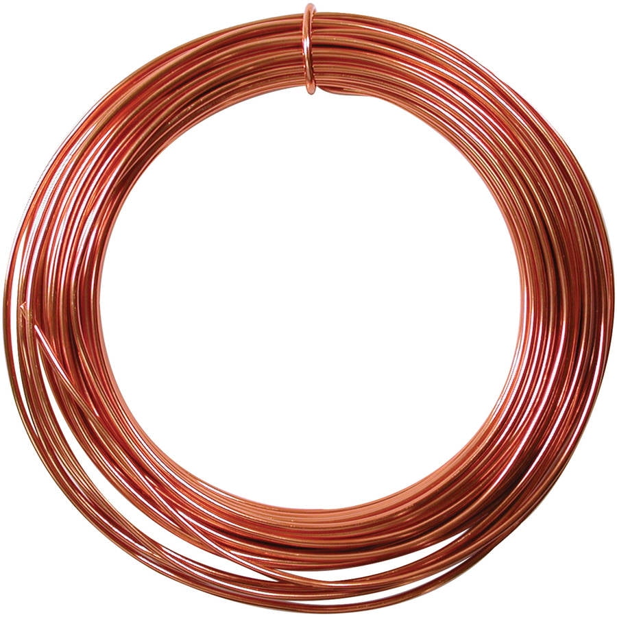 Aluminum Wire, 12 Gauge, 39' Coil, Copper