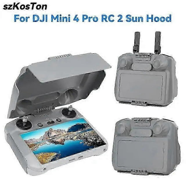 For DJI Mini 4 Pro RC 2 Remote Controller Sun Hood Sunshade Screen Protector Protective Shell Cover For DJI Air 3 AccessoriesRemote Control Toy Access