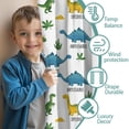 thumbnail image 3 of Blackout Kids Curtains,Dinosaur Pattern with Names Childrens Insulated Curtains Set Of 2,Bedroom Essentials,Toddler Room Decor 42"x54", 3 of 5